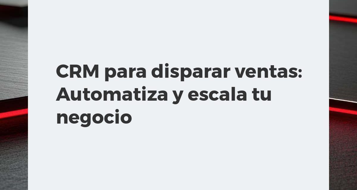 CRM para disparar ventas: Automatiza y escala tu negocio Empresario B2B sonriente usando un CRM digital para automatizar y escalar sus ventas con gráficos de crecimiento.