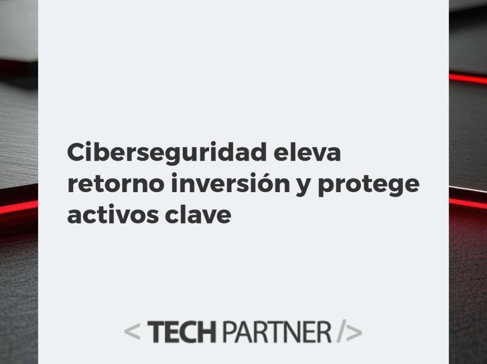 Ciberseguridad eleva retorno inversión y protege activos clave Escudo digital protegiendo datos empresariales y gráficos de crecimiento, simbolizando ciberseguridad y ROI.